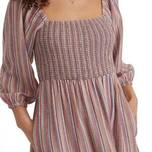 Marine Layer
Ivy Smocked Striped Maxi Dress XL